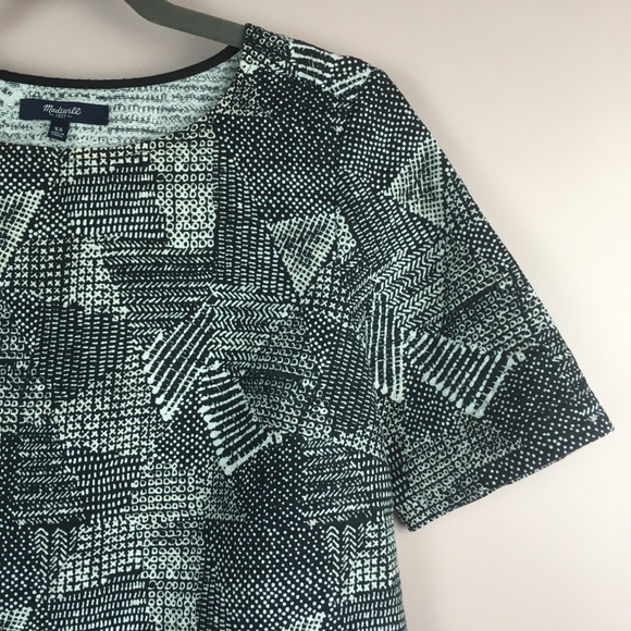 Madewell Geometric Textured Top XS - Picture 3 of 8